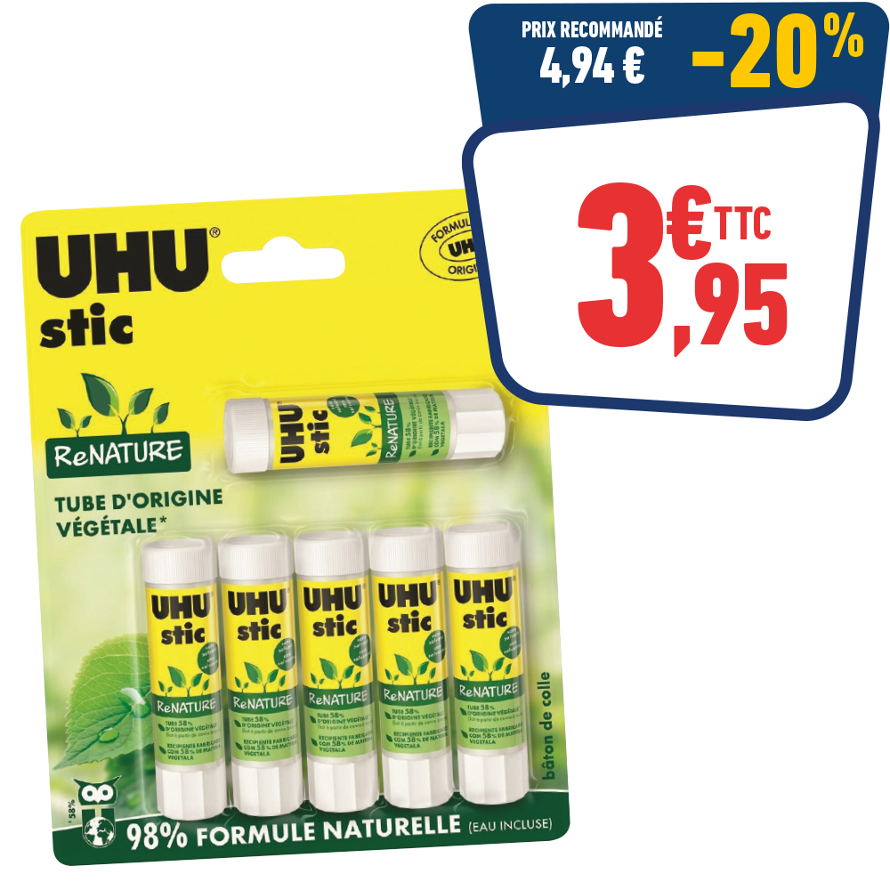 6 BATONS COLLE - 8 GR - RENATURE