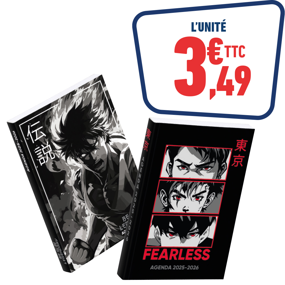 Agenda scolaire Manga Boy