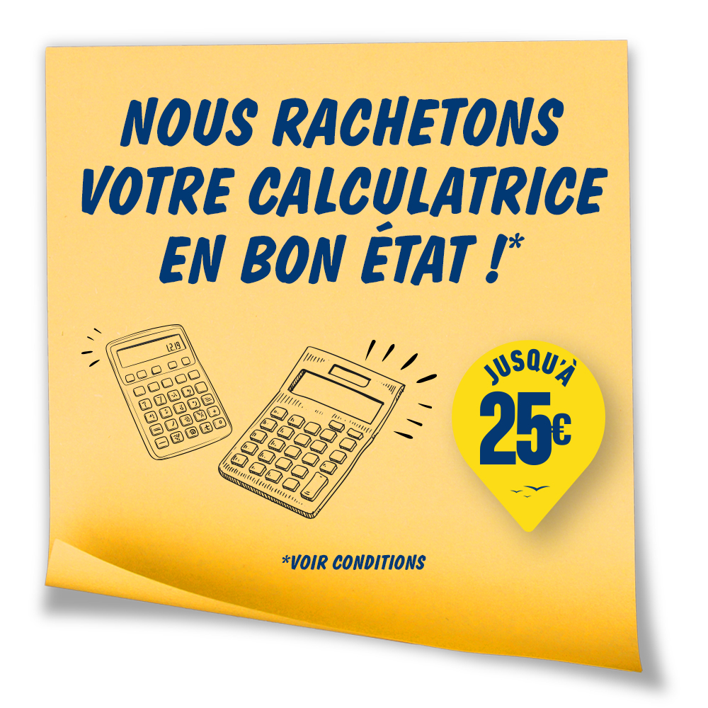 RACHAT DE CALCULATRICE