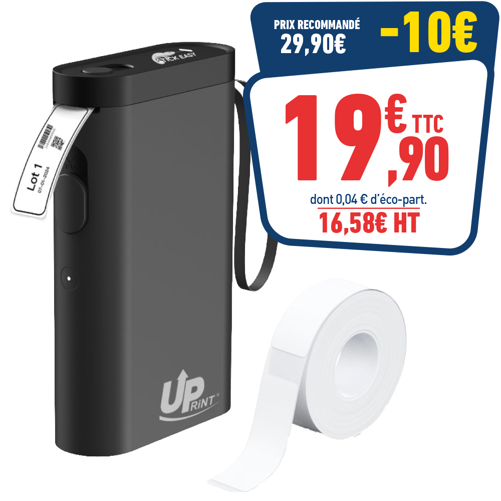 ETIQUETEUSE SANS FIL STICK EASY UP21 NOIRE