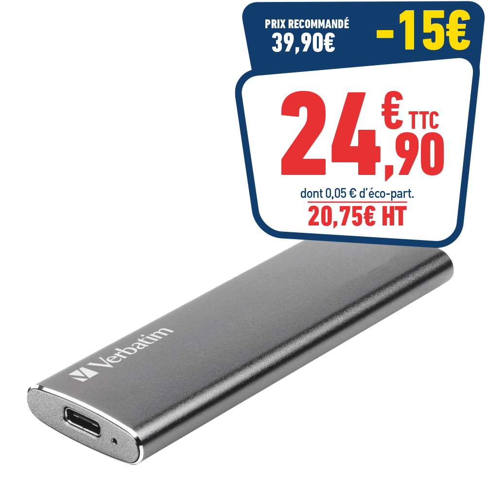 DISQUE DUR SSD VERBATIM 240GO