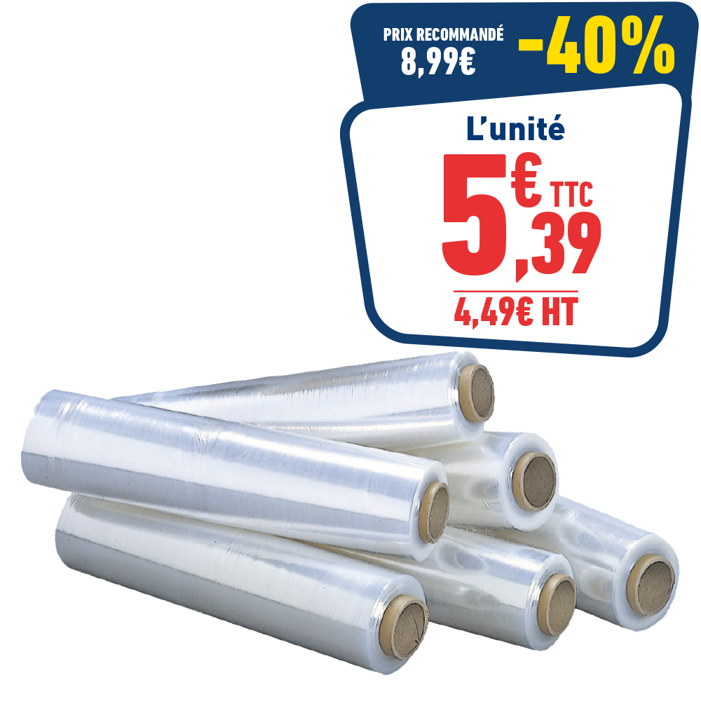 FILM ETIRABLE TRANSPARENT 45 CM x 270M