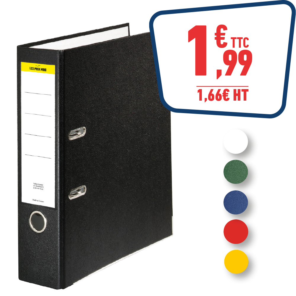 CLASS LEVIER A4 D75 NOIR PRIX MINI