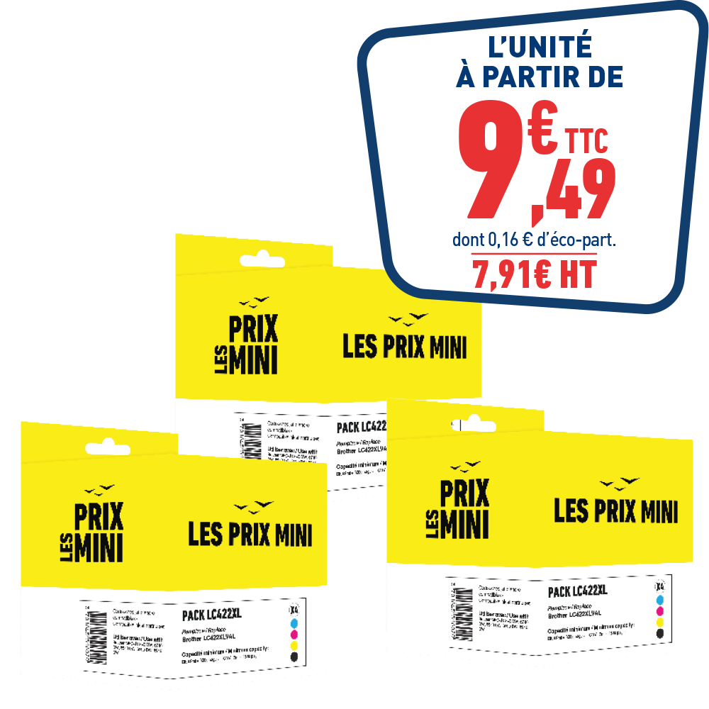 CARTOUCHES D'ENCRE PRIX MINI