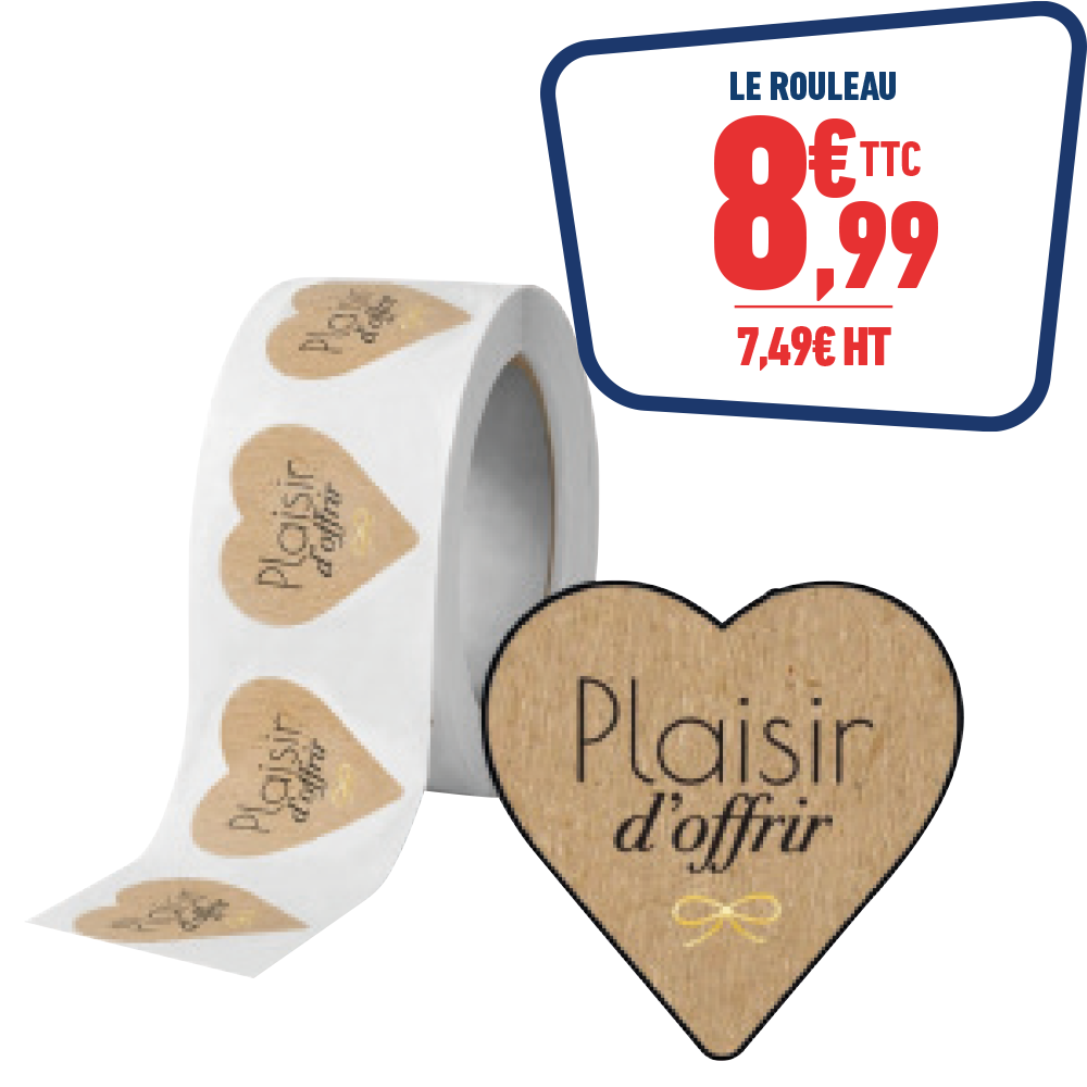 ROULEAU DE 500 ÉTIQUETTES