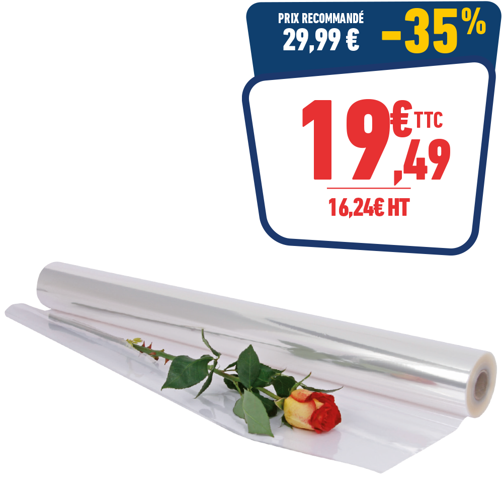 Rouleau film fleuriste 0,8 x 120m