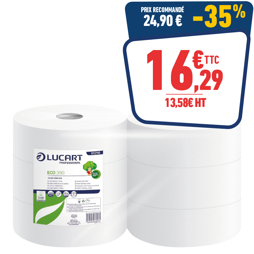 6 ROULEAUX PAPIER HYGIENIQUE