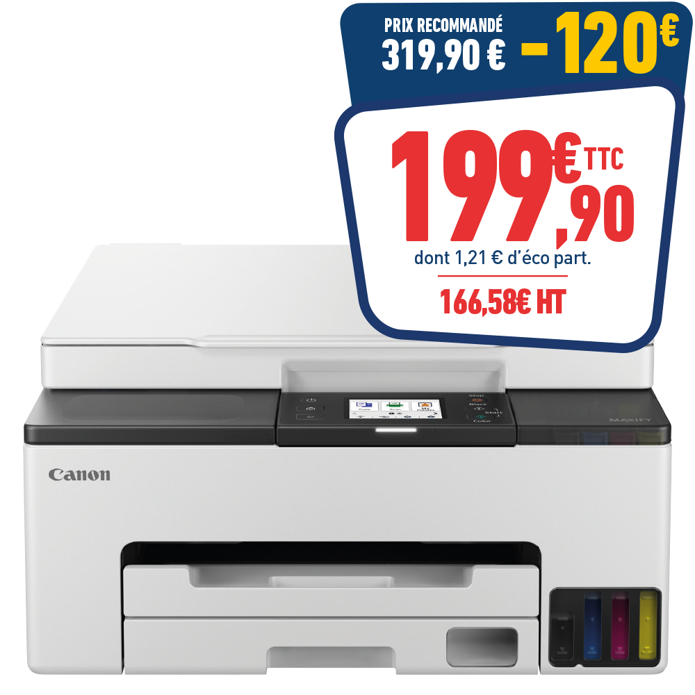 IMPRIMANTE MULTIFONCTION JET D'ENCRE CANON MAXIFY GX1050