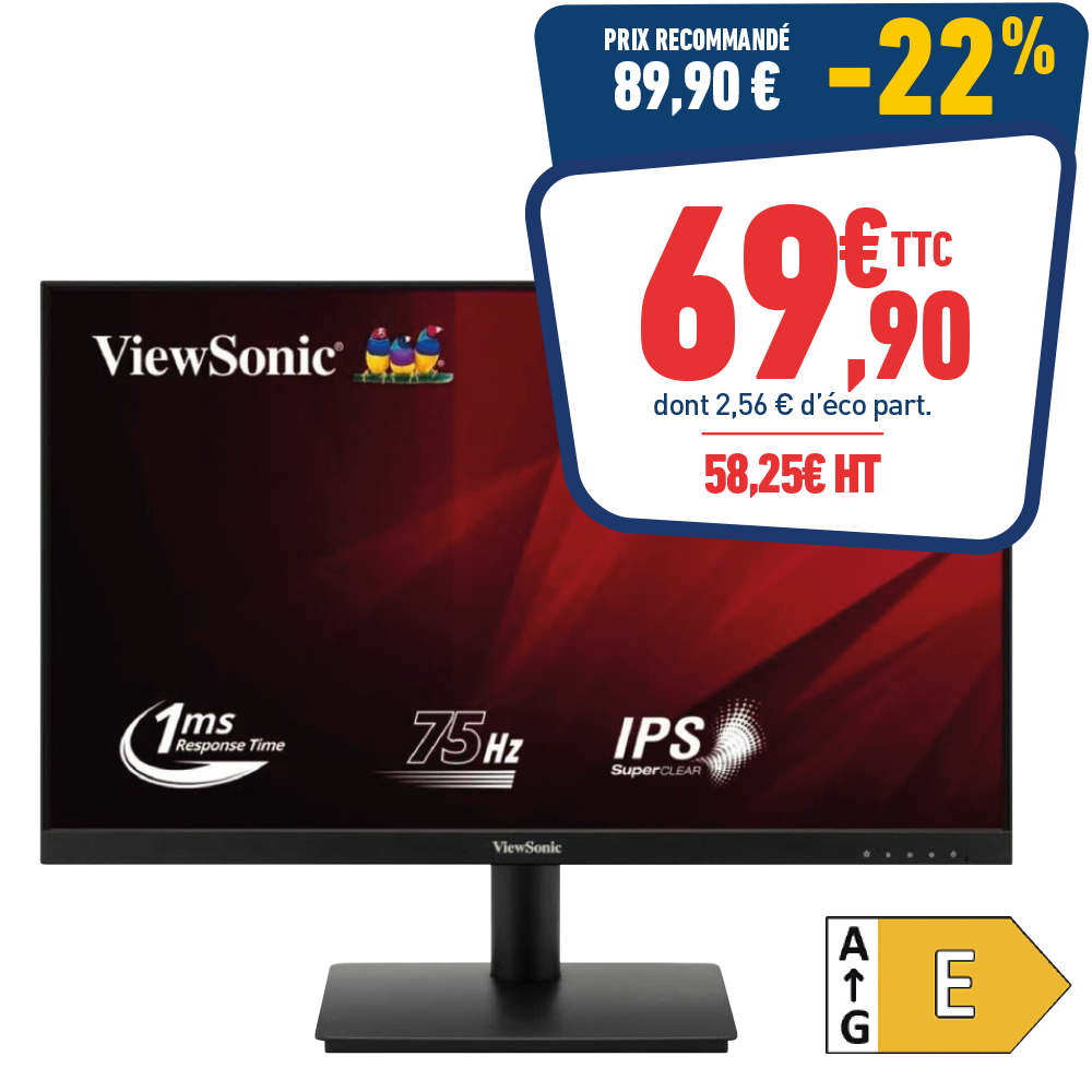 MONITEUR VIEWSONIC 24