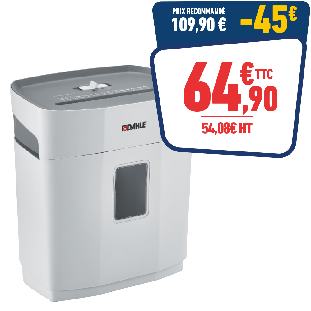 DESTRUCTEUR DE DOCUMENTS DAHLE PAPERSAFE 140