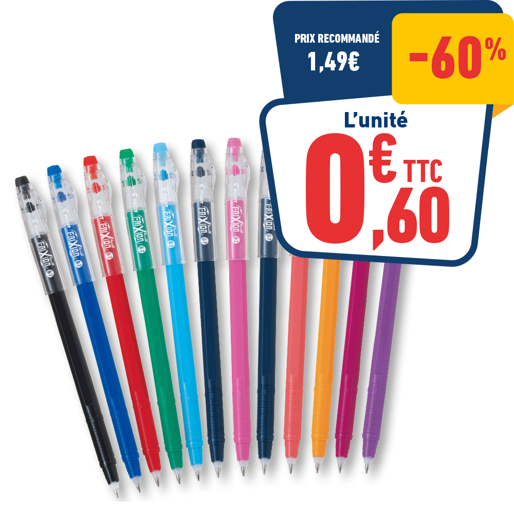 STYLO EFFAÇABLE FRIXION STICK