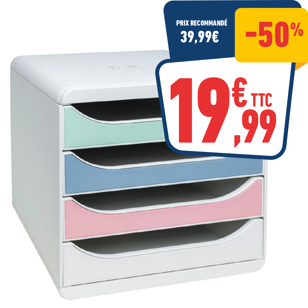 MODULE DE CLASSEMENT 4 TIROIRS - JUSQU'À A4+