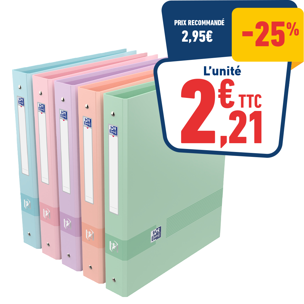 CLASSEUR «COLOR LIFE» A4+ - DOS 40 MM