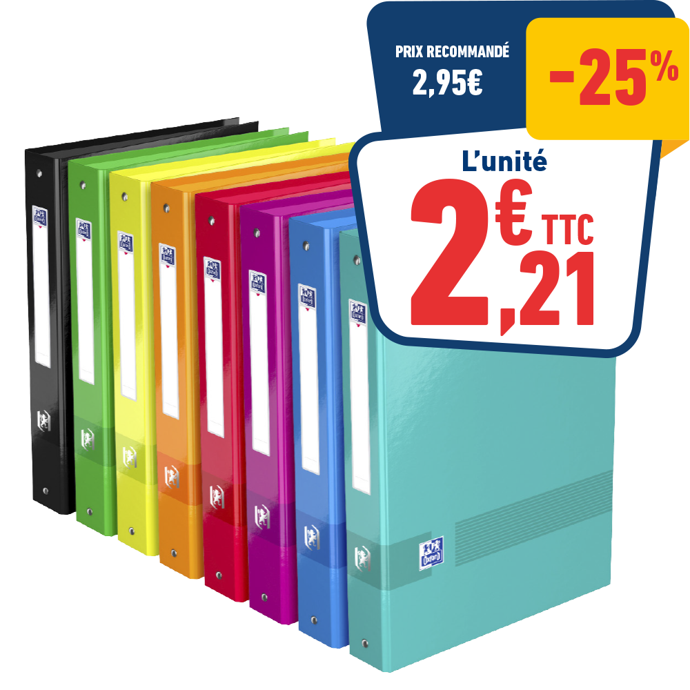 CLASSEUR «COLOR LIFE» A4+ - DOS 40 MM