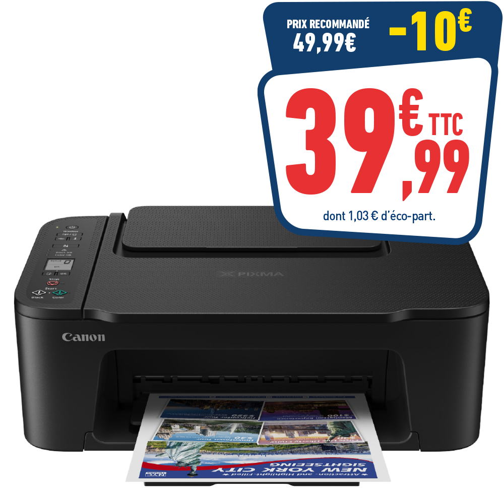 IMPRIMANTE JET D'ENCRE MULTIFONCTION CANON PIXMA TS3750i