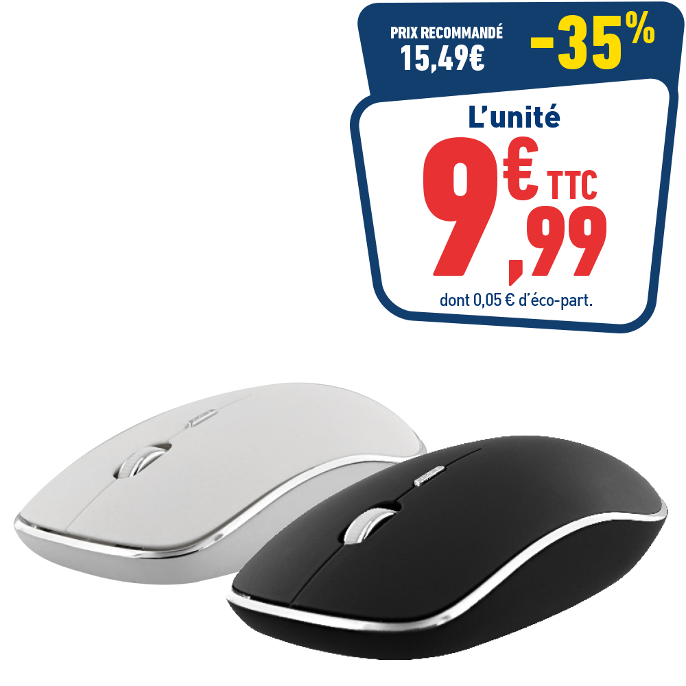 SOURIS SANS FIL T'NB RUBBY