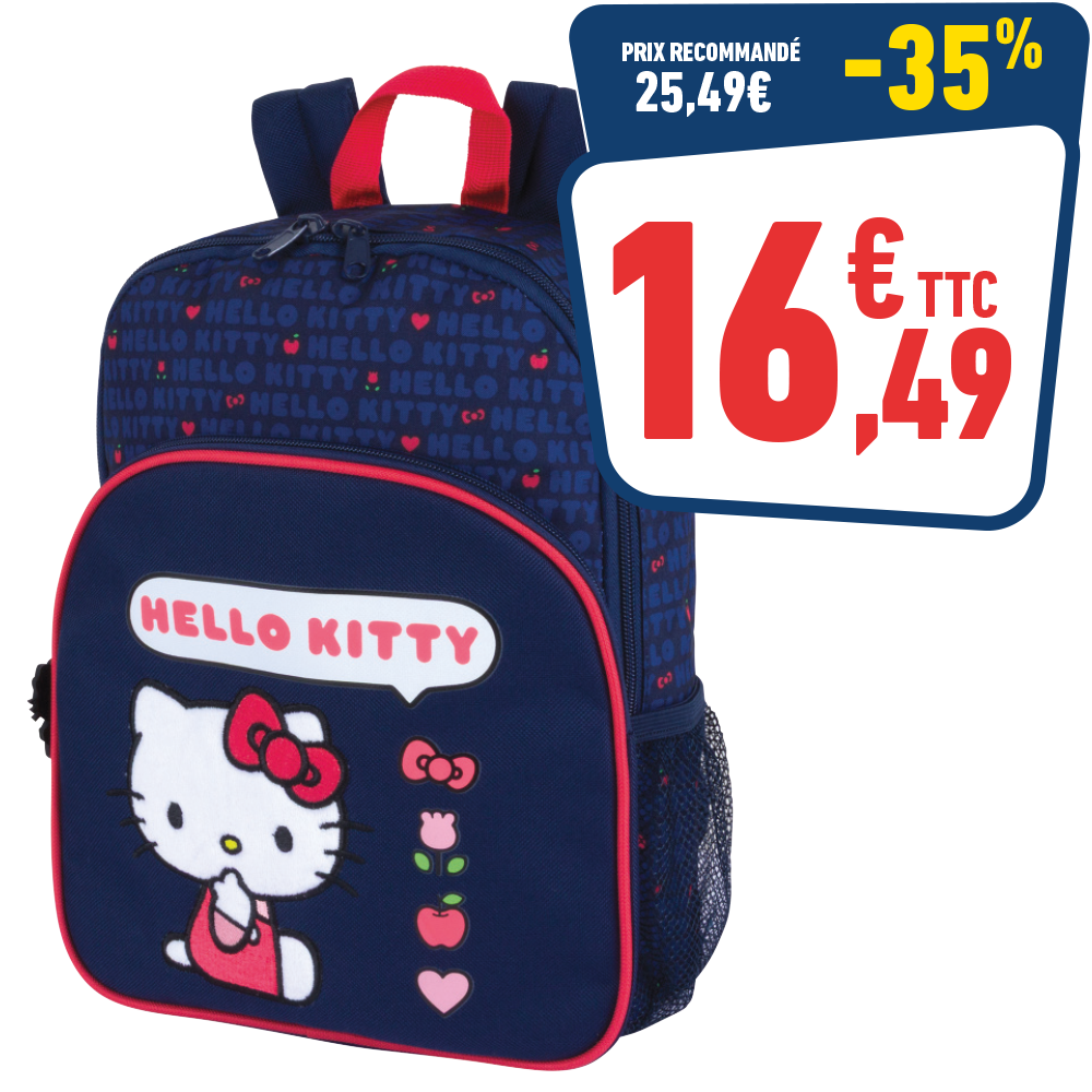 SAC À DOS HELLO KITTY 30 X 22 X 11 CM