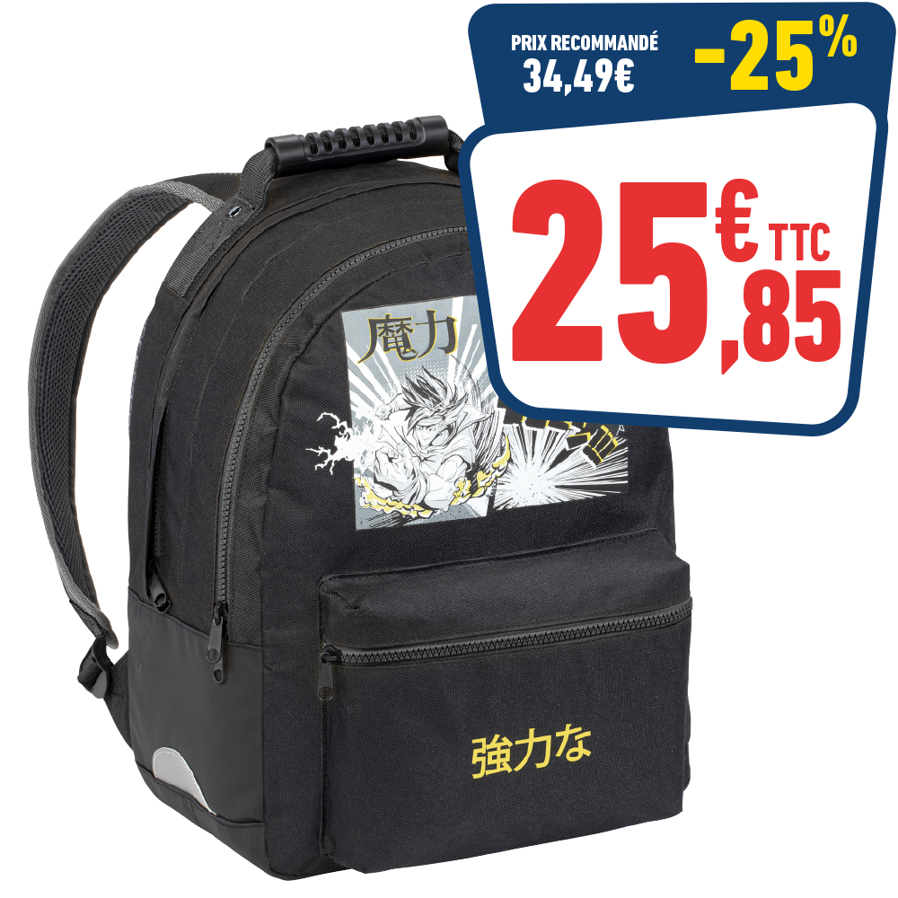 SAC À DOS MANGA DRAGON 21L - NOIR