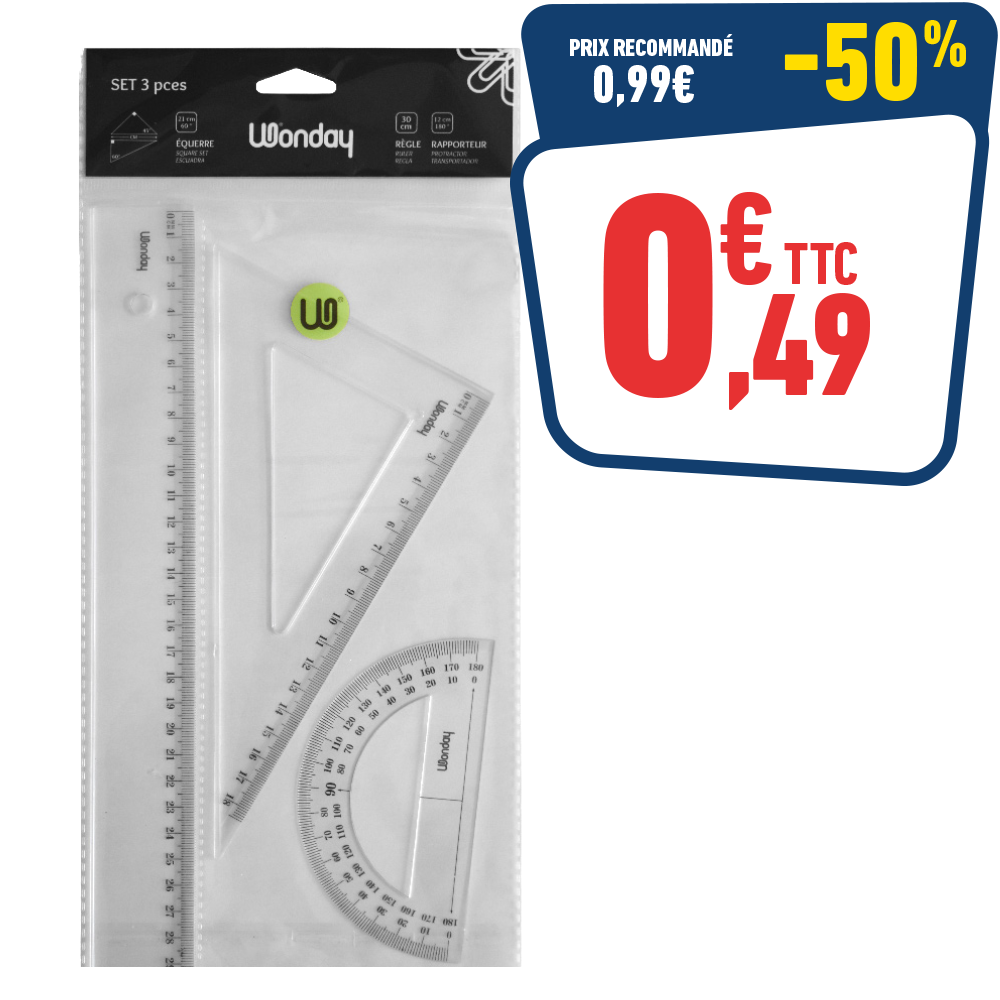 KIT DE TRAÇAGE 3 PIÈCES