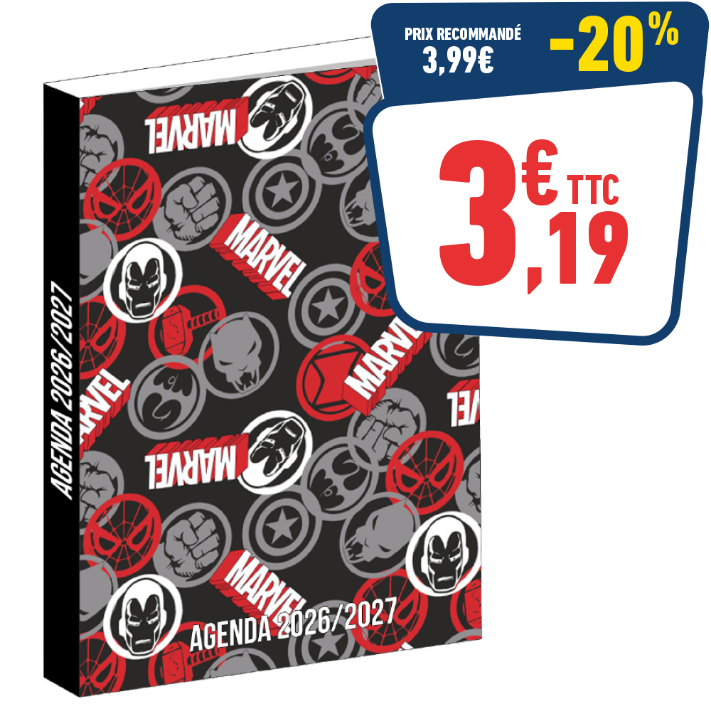 AGENDA SCOLAIRE AVENGERS