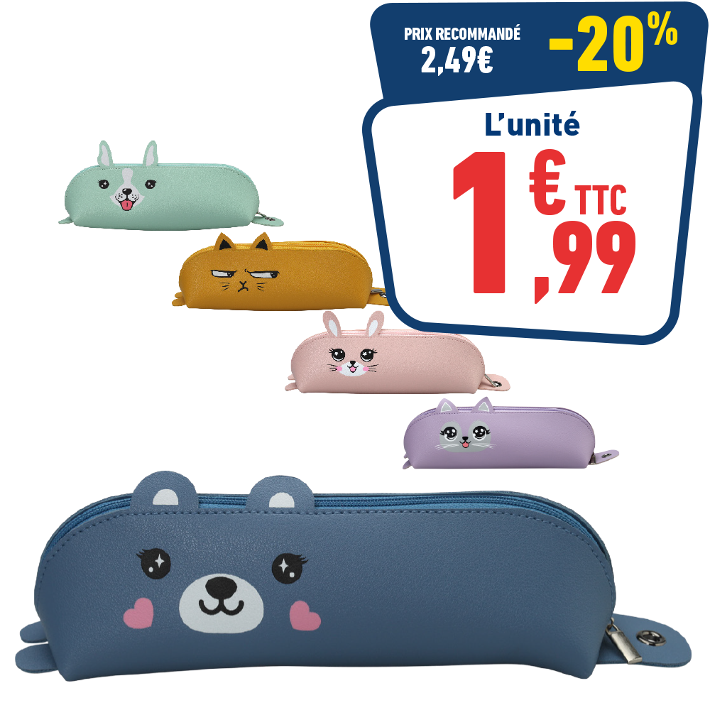 TROUSSE ANIMALIOUS 22 X 5,5 X 6,5 CM