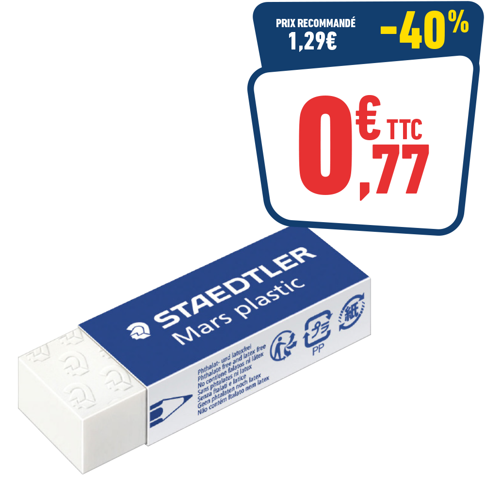 GOMME BLANCHE MARS