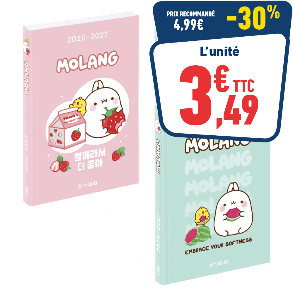AGENDA SCOLAIRE MOLANG