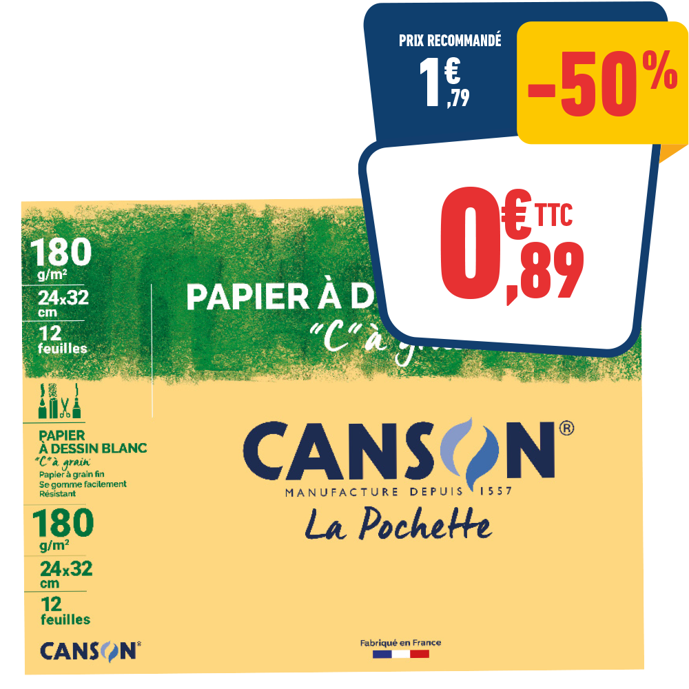 POCHETTE PAPIER À DESSIN
