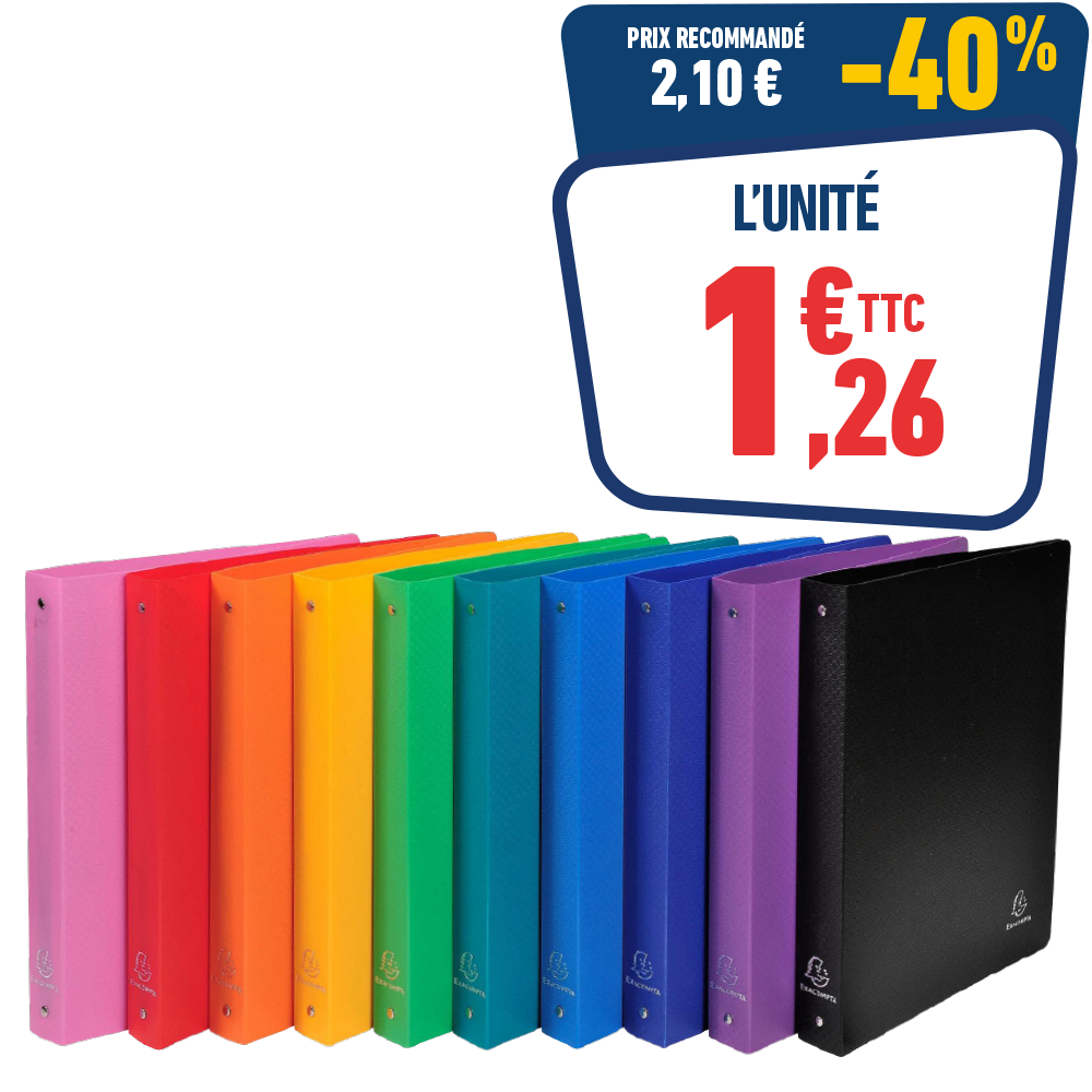 CLASSEUR POLYPROPYLENE A4+ DOS 40 MM