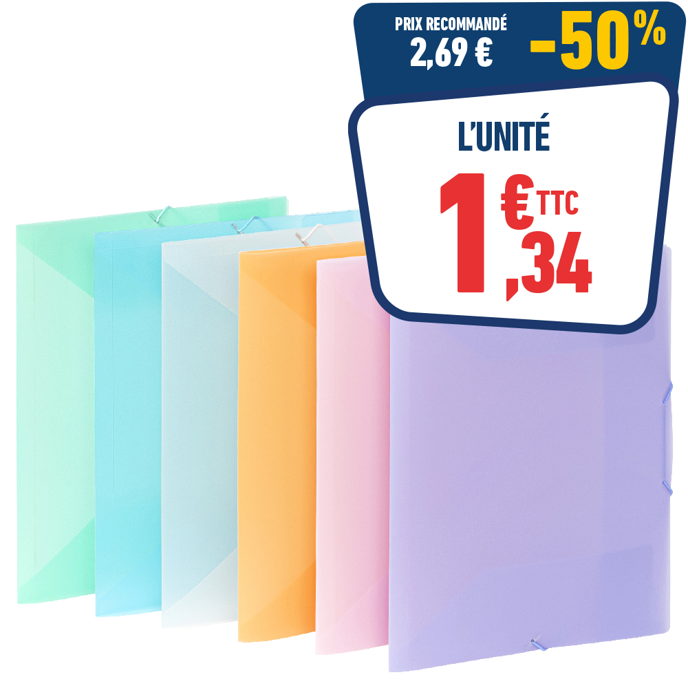 CHEMISE À ÉLASTIQUES PROPYSOFT A4 3 RABATS