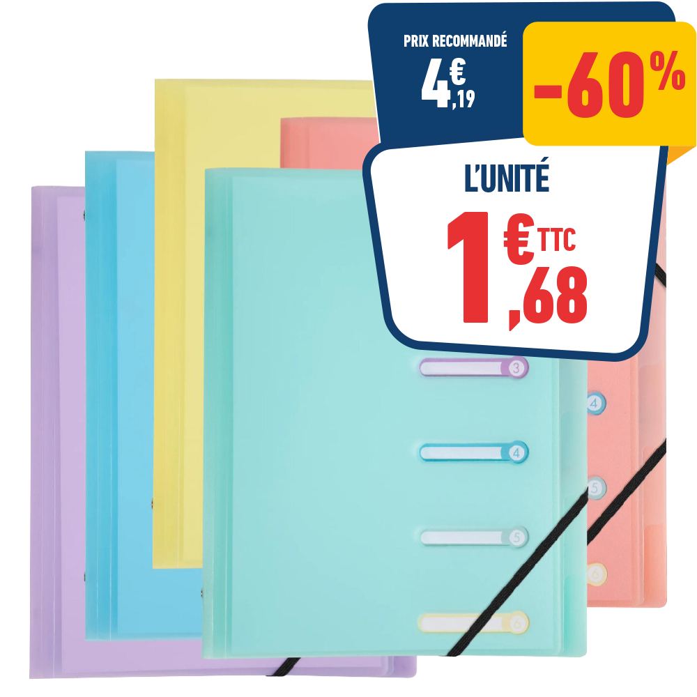 TRIEUR A4 6 COMPARTIMENTS