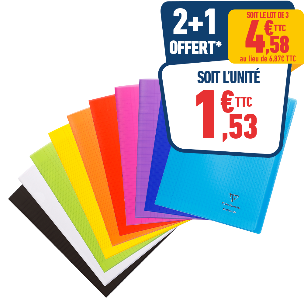 CAHIER KOVERBOOK 24 X 32 CM 96 PAGES