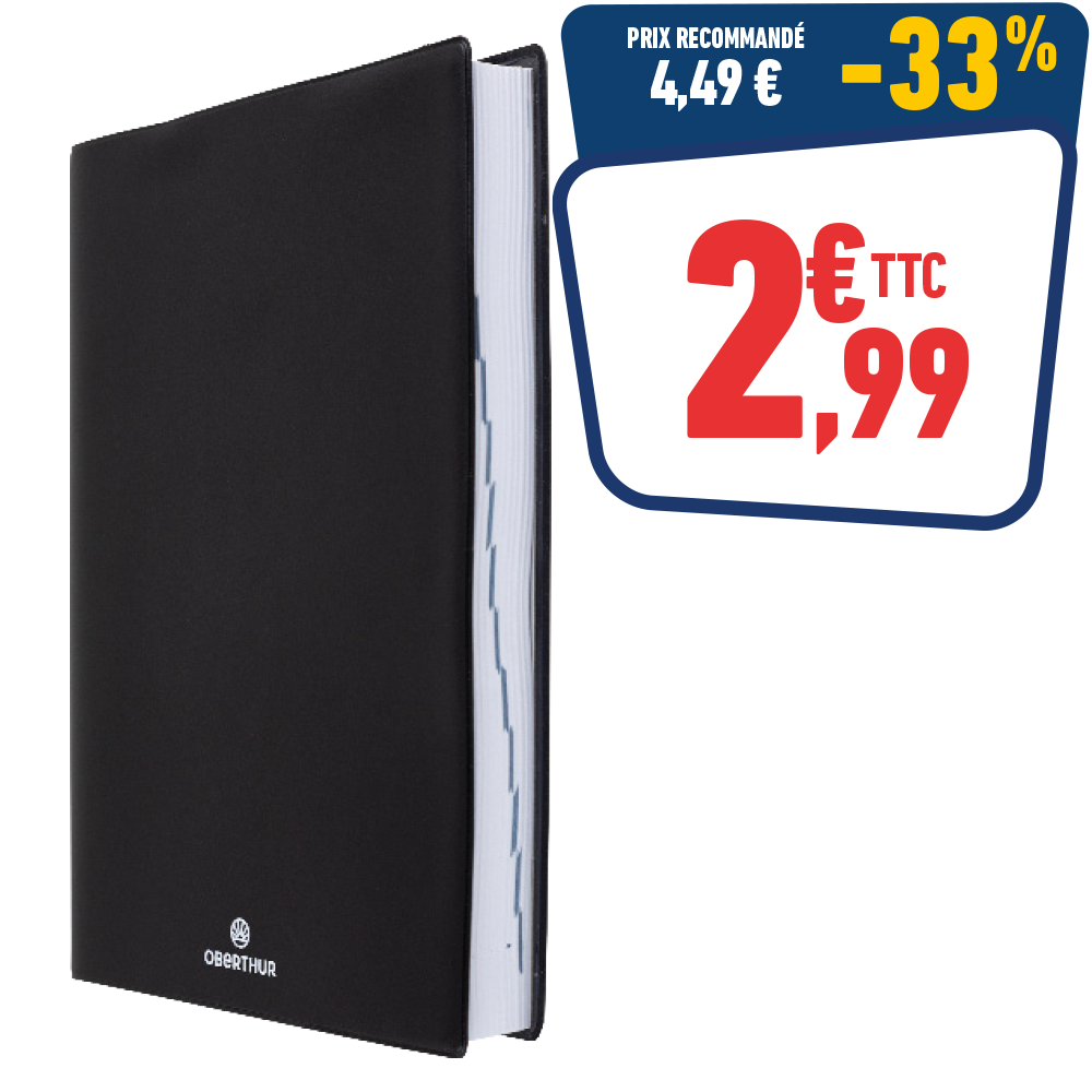 AGENDA SCOLAIRE NOIR