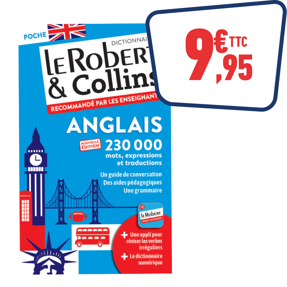 DICTIONNAIRE DE POCHE D'ANGLAIS