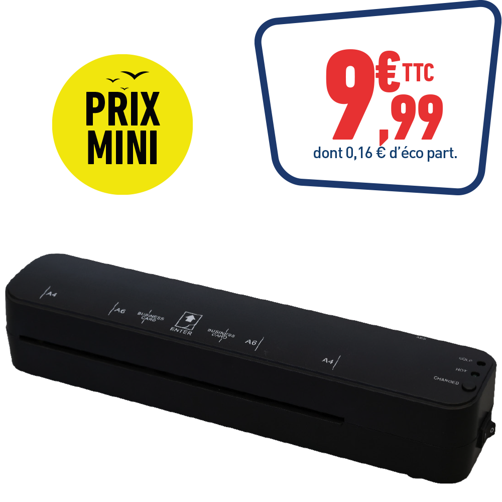 PLASTIFIEUSE LES PRIX MINI