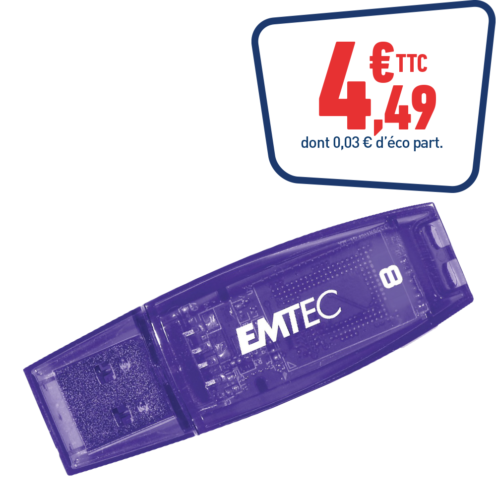 CLE USB EMTEC 8GO