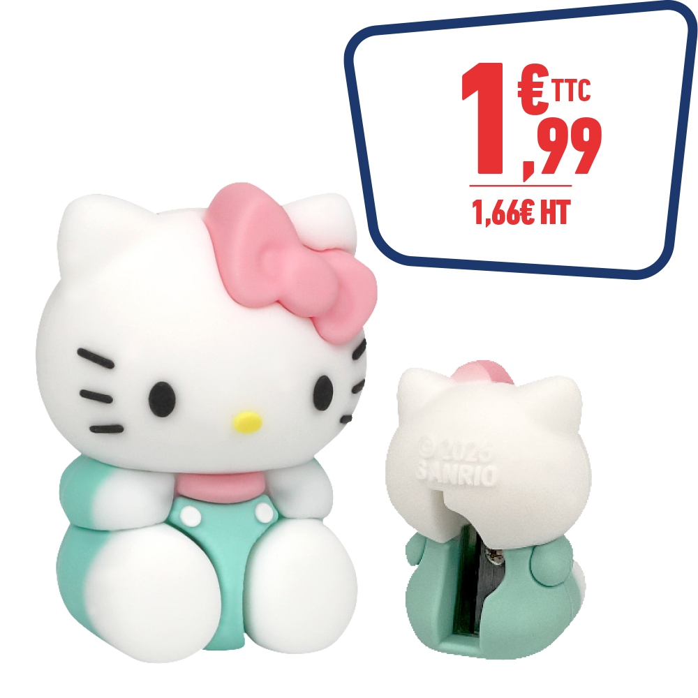 TAILLE CRAYON HELLO KITTY