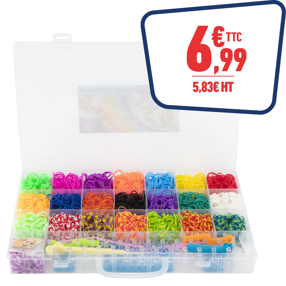 COFFRET ELASTIQUES LOOM BANDS