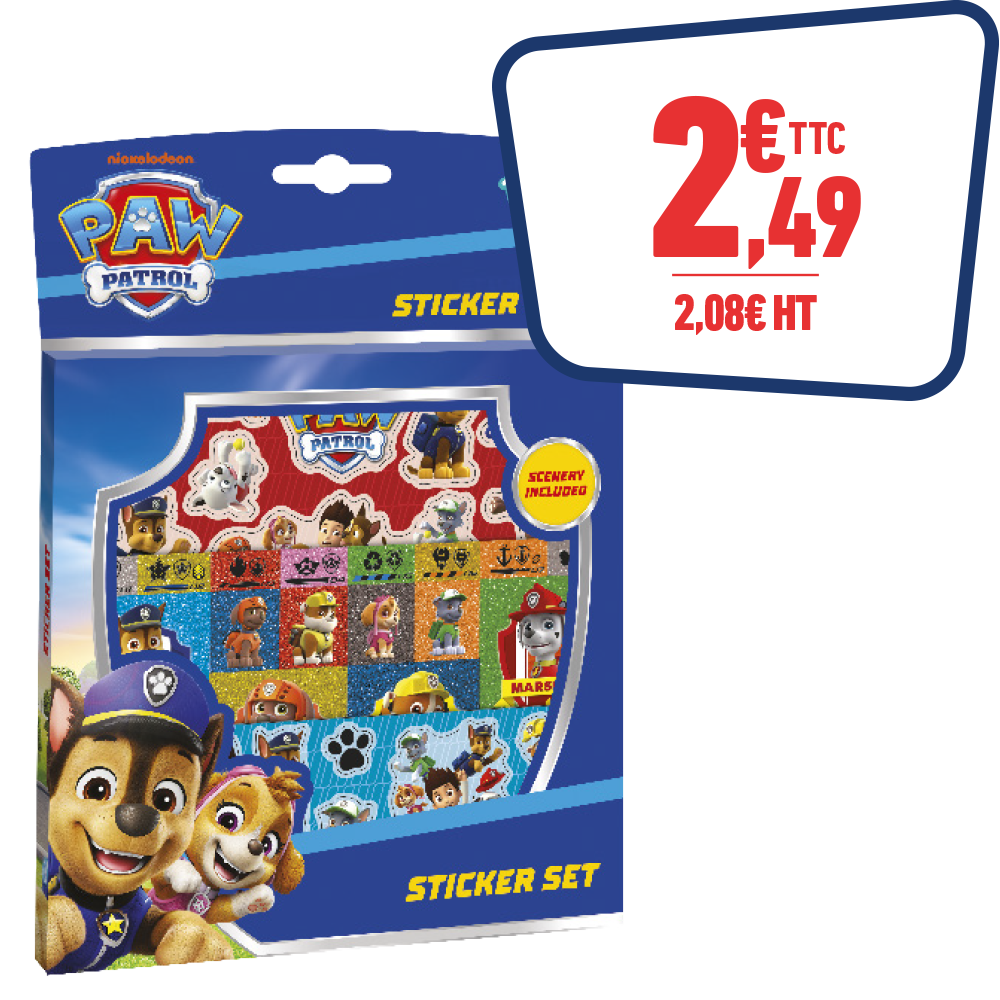 Autocollants Pat Patrouille