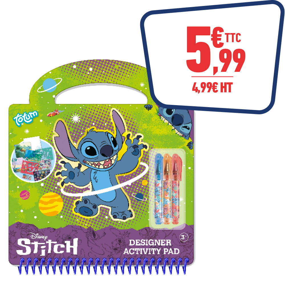 Livre d'activités Stitch
