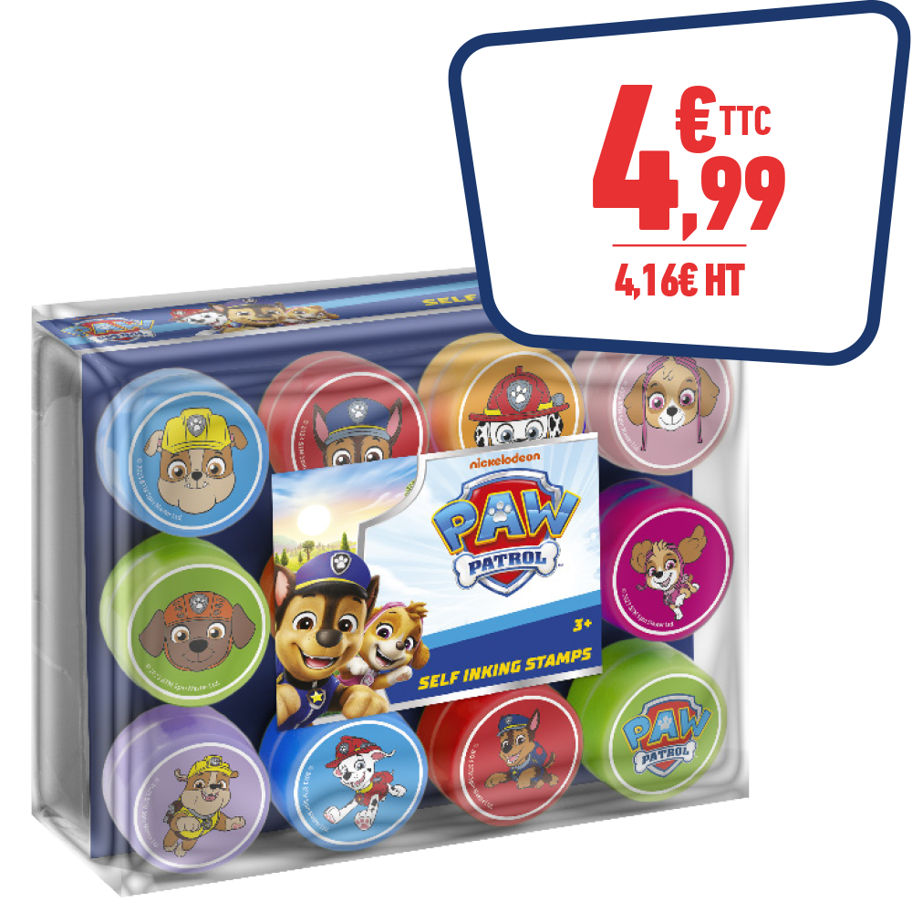 12 tampons Pat Patrouille