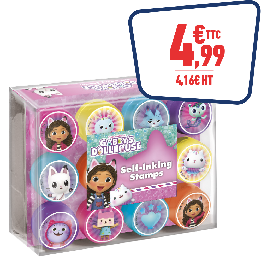 12 tampons GABBY ET LA MAISON MAGIQUE