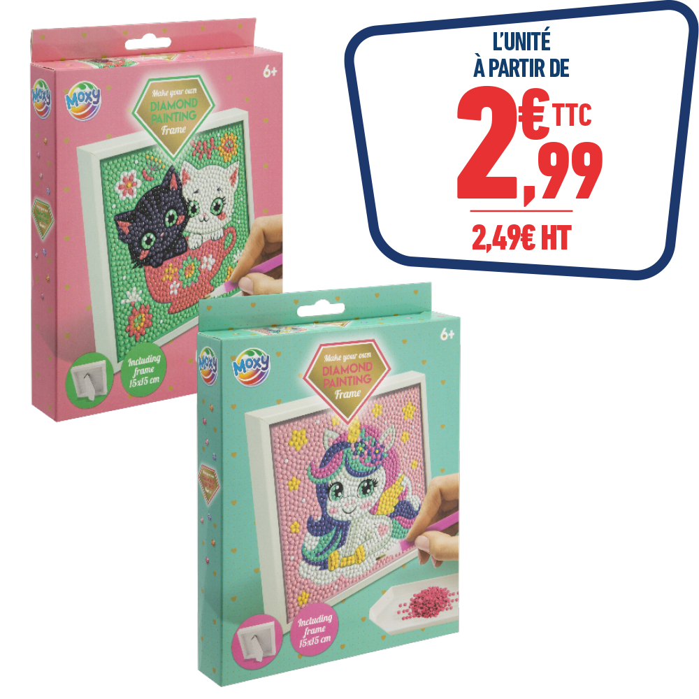 Cadre Diamond Painting - 15x15 cm