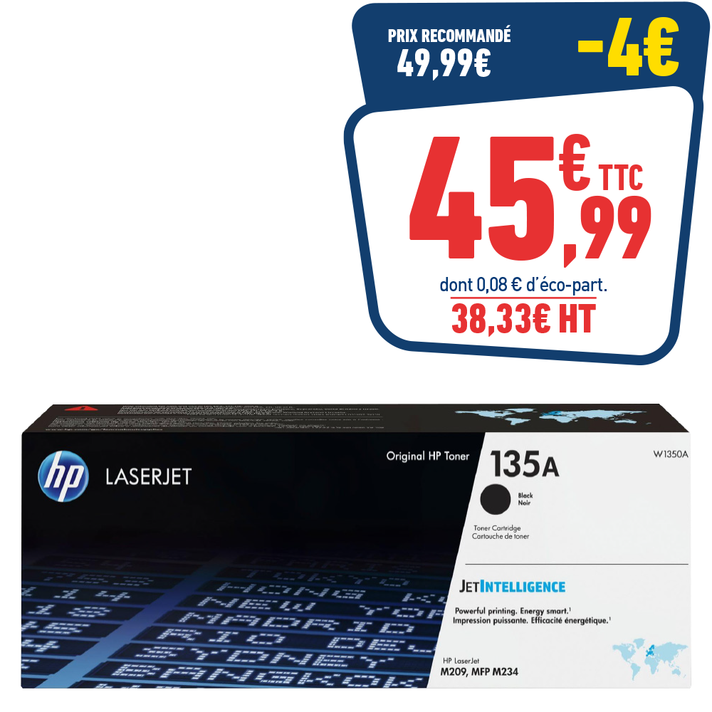 CARTOUCHE LASER HP-135A NOIR