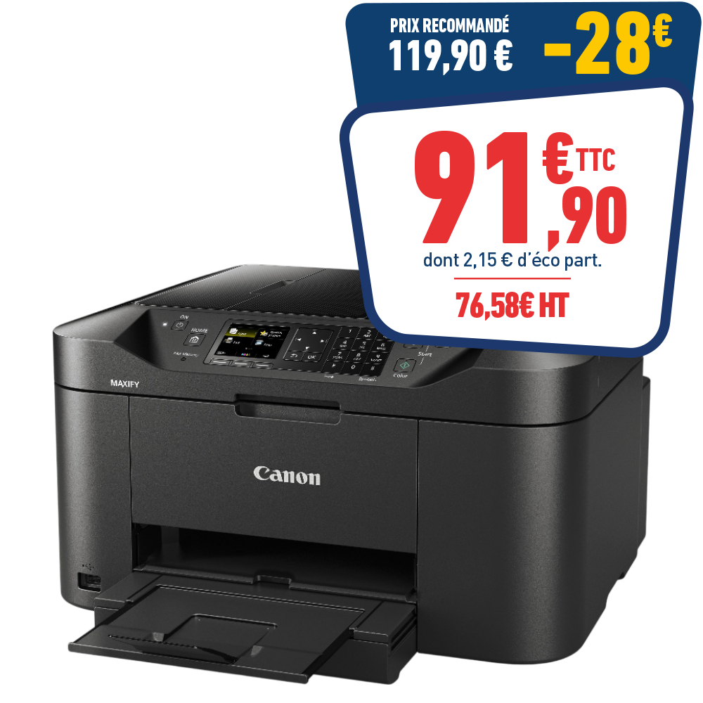 IMPRIMANTE MULTIFONCTION JET D'ENCRE CANON MAXIFY MB2150