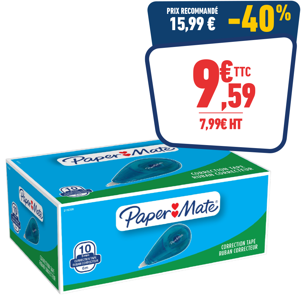 10 RUBANS CORRECTEURS