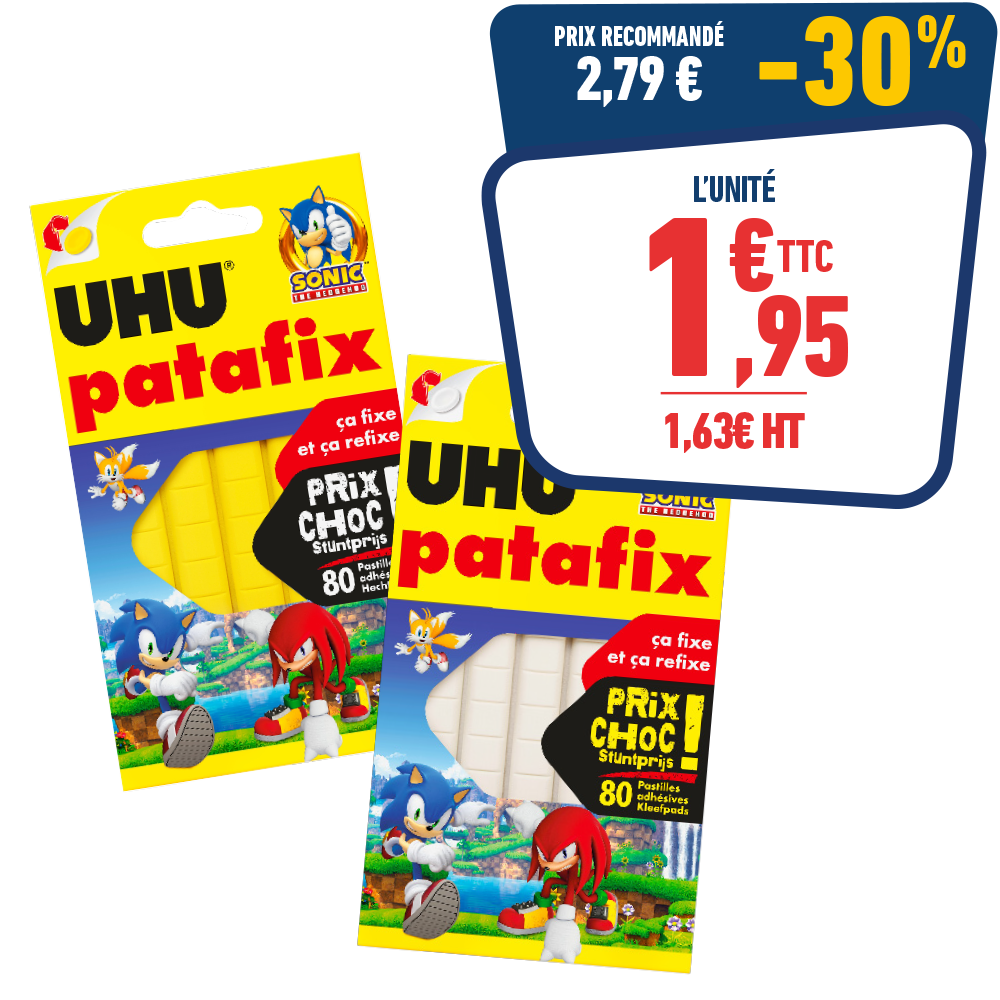 PATAFIX BLANCHE 80 PASTILLES