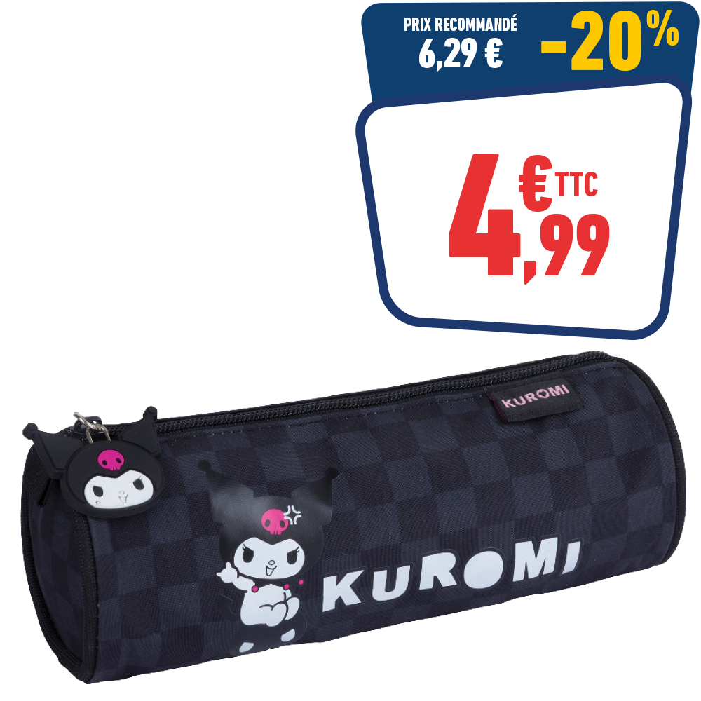 Trousse ronde Kuromi