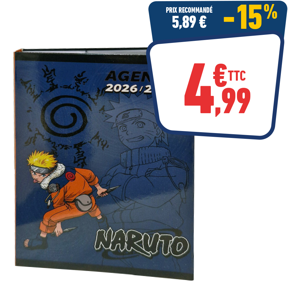 Agenda scolaire Naruto