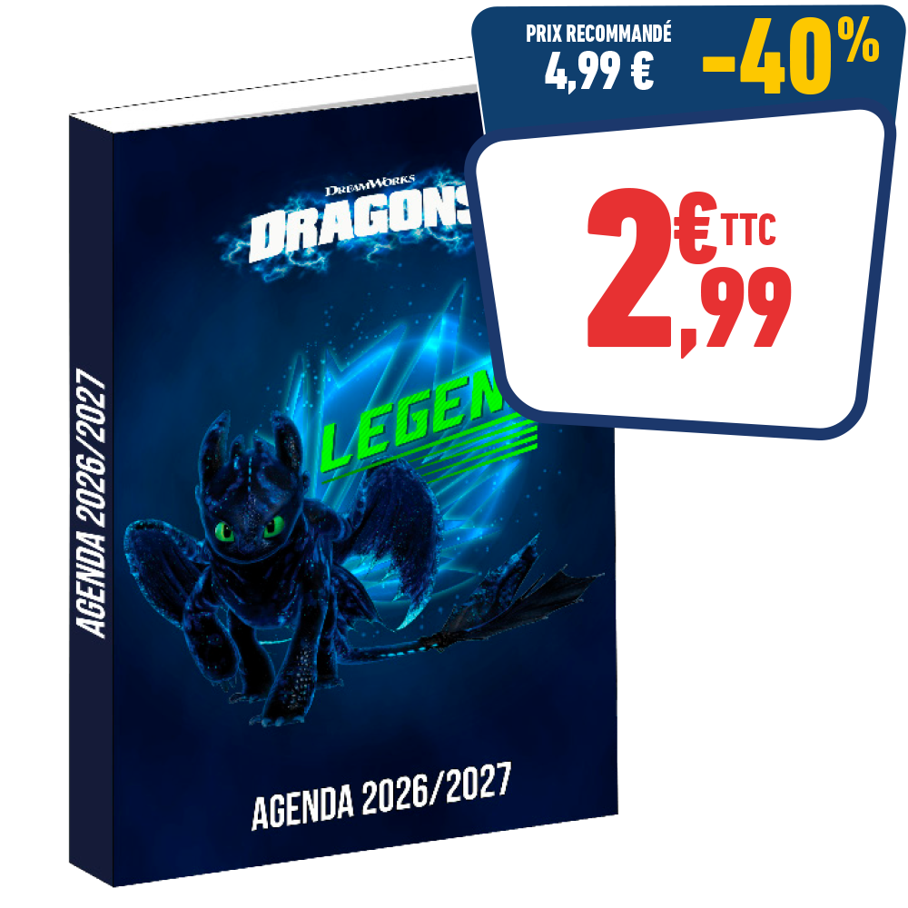 Agenda scolaire Dragons